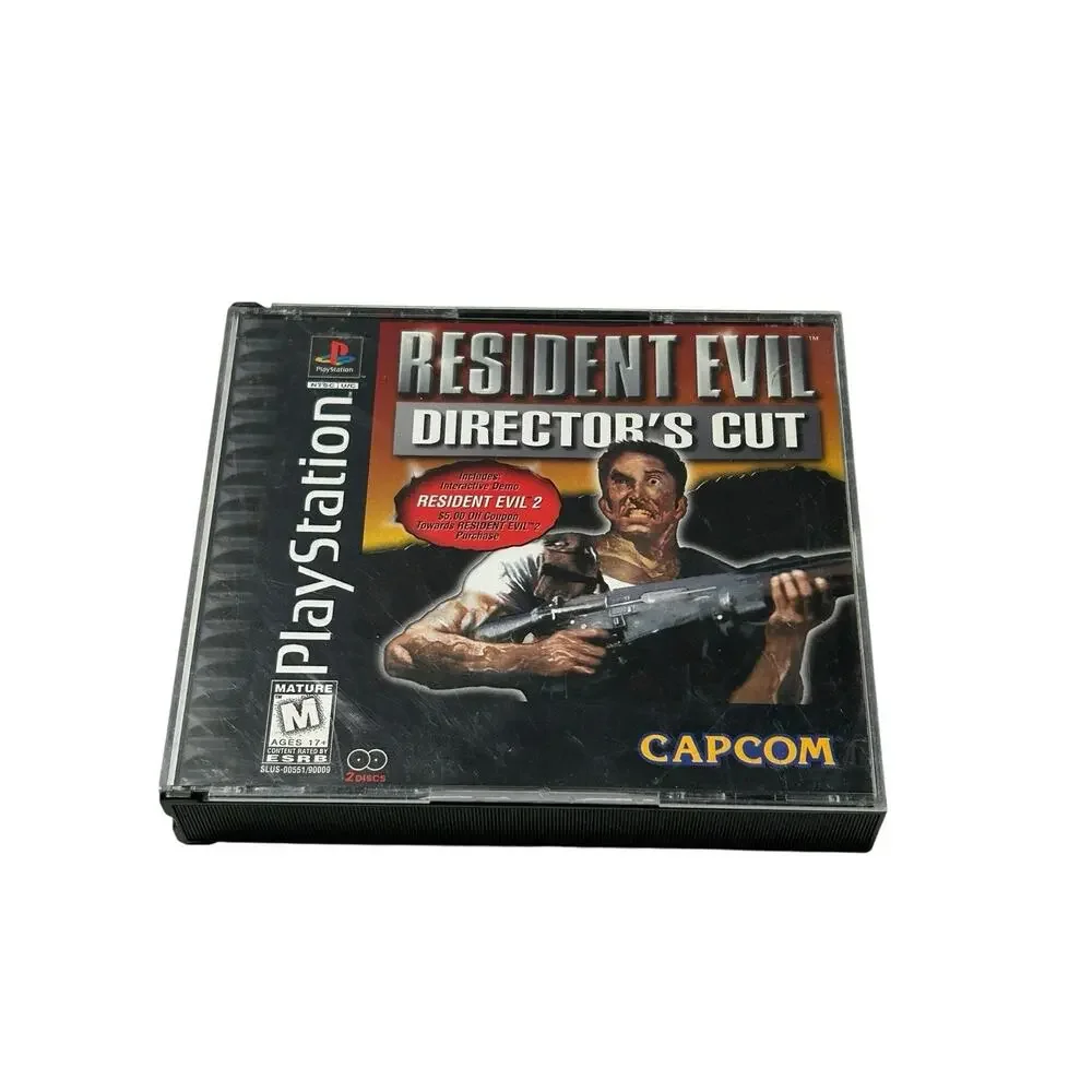 Resident Evil Director's Cut (PlayStation 1 PS1) CIB w/ Reg Card - Excellent